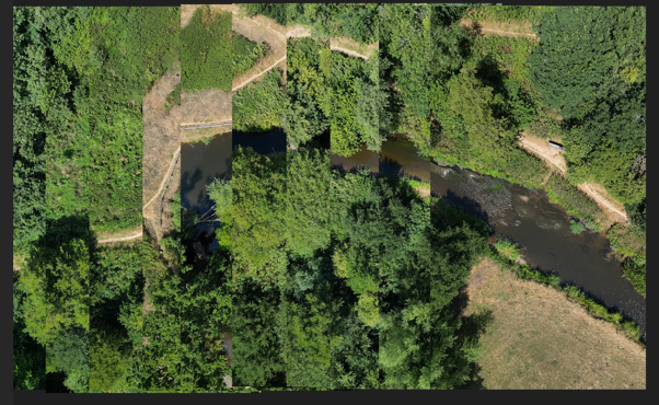 Fast flight orthomosaic result with tile overlap issues